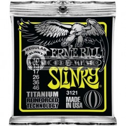 Ernie Ball 3121 - Jeu de cordes Coated 10-46 pour guitare électrique