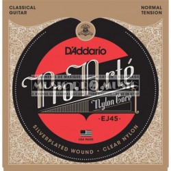 D'Addario EJ45 - Jeu de cordes Pro Arte Tension Normale pour guitare classique