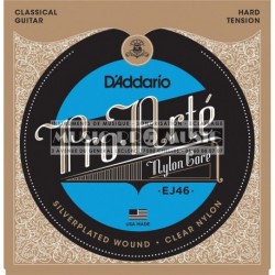 D'Addario EJ46 - Jeu de cordes Pro Arte Tension Forte pour guitare classique