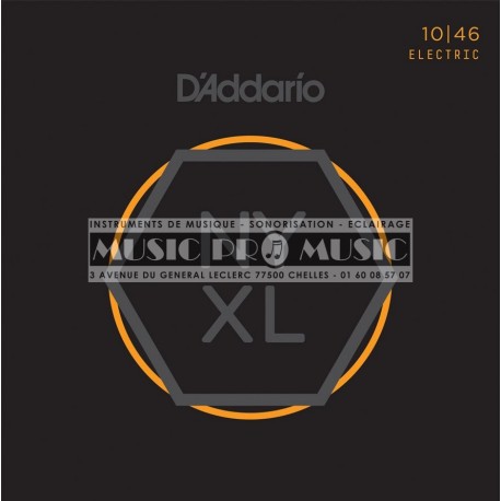 D'Addario NYXL1046 - Jeu de cordes NYXL 10-46 pour guitare électrique