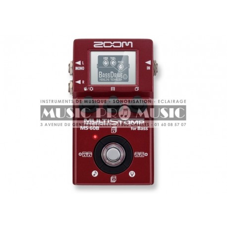 Zoom MS-60B-IF - Pédale MultiFX pour basse