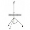 Stagg LPPS-25/R - Stand pour tampon d'exercice(practice pad) avec pas-de-vis(US) de.7/32"