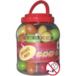 Stagg EGG-BOX1 - Boite de 40 Egg Shakers en plastique