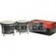 Stagg BW-200-BK - Bongos latins en bois de 75" et 65" noirs