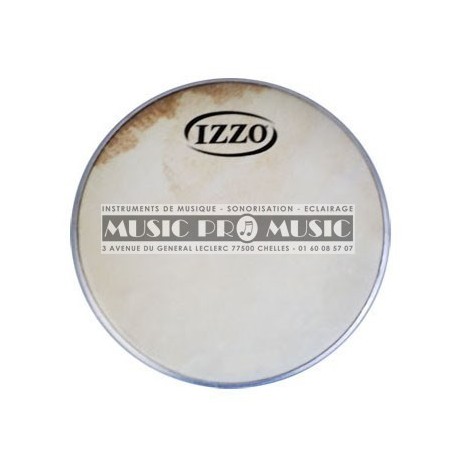 Izzo IZ6647 - Peau tambourin sertie 10"