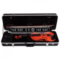 Gewa 401607 - Violon 4/4 avec touche en ébène + étui ABS