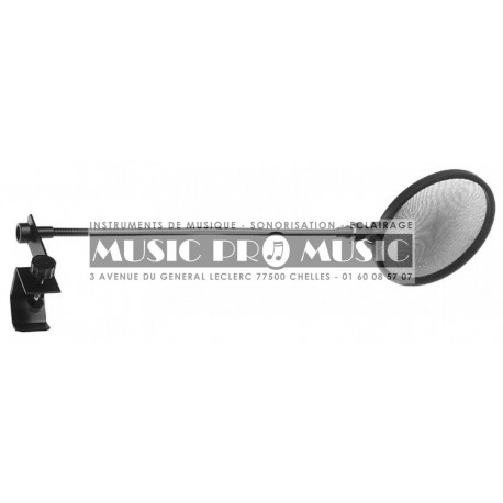 Stagg PMCOH - Filtre acoustique anti-pop pour micro de studio entièrement réglable