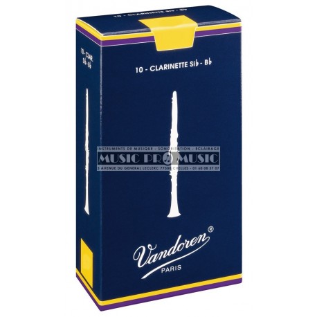 Vandoren CR1025 - 10 anches pour clarinette 2.5