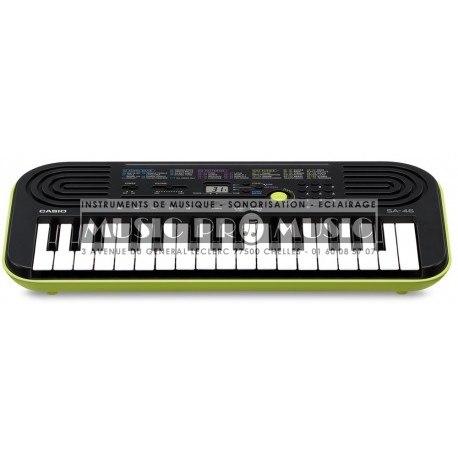 Casio SA-46 - Clavier arrangeur 32 notes non dynamique vert