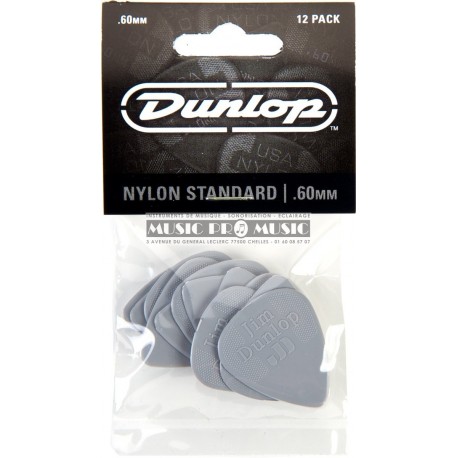 Dunlop 44P60 - 12 Mediators Nylon 60mm