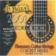 La Bella 653836 - Jeu de cordes Tension Light nylon noir pour guitare classique flamenco