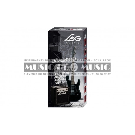 Lâg PACK-A66M-BLK - Pack Guitare électrique Arkane Black