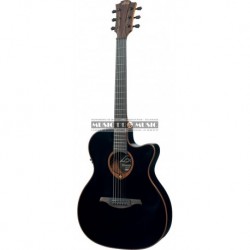 Lâg T100ASCE-BLK - Guitare électro-acoustique slim noire