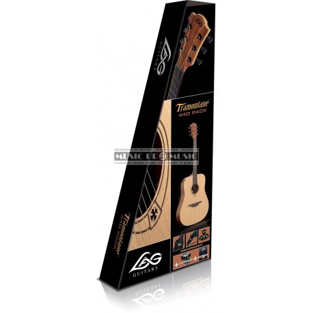 Lâg T44D-P - Pack guitare folk