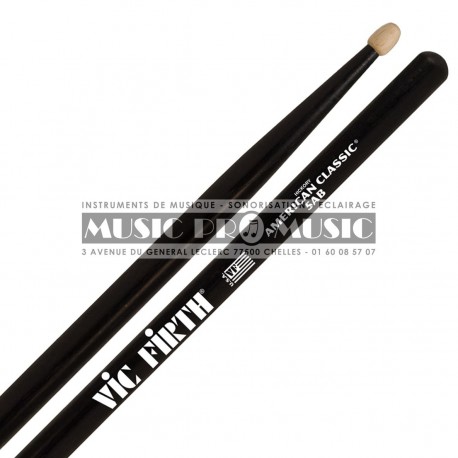 VIC FIRTH 5A Paire de Baguettes De Batterie American Classic Hickory