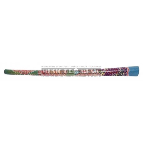 Gewa 838606 - Didgeridoo en Teck peint 130 cm