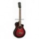 Yamaha APXT2-DRB - Guitare électro-acoustique de voyage 3/4 finition dark