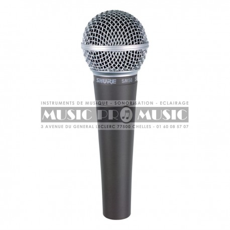 Shure SM58-LCE - Micro chant cardioide dynamique