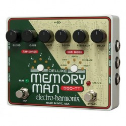 Electro-Harmonix EHXDLXMELOTT - Pédale d'effet délai Deluxe Memory Man Tap Tempo 550ms