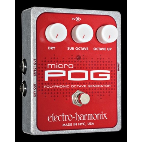 Electro-Harmonix EHXMIPOG - Pédale d'effet octaver Micro POG