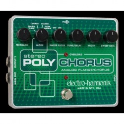 Electro-Harmonix EHXPOLY - Pédale d'effet multi-modulation Stereo Polychorus