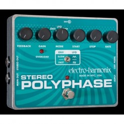 Electro-Harmonix EHXSPOLY - Pédale d'effet phaser Stereo Polyphase