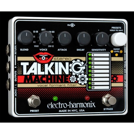 Electro-Harmonix EHXTALK - Pédale d'effet filtre Stereo Talking Machine