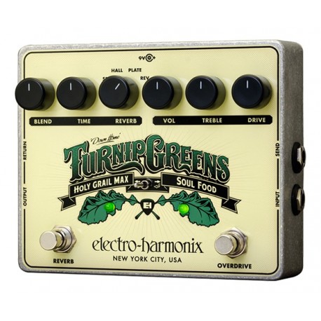Electro-Harmonix EHXTUR - Pédale d'effet overdrive Turnip Greens