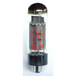 JJ Electronic JJTEL34M2 - Lampe de Ampli de puissance EL34 duet appairé