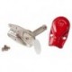 Lava Cable LC229RD - SwitchCraft 229 Pancake-Style Plug Red