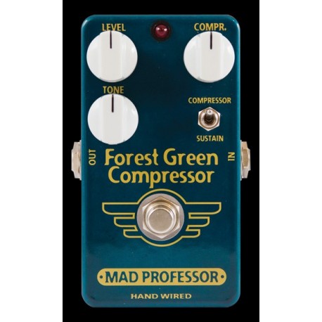 Mad Professor MADFORH - Pédale d'effet compresseur Forest Green Compressor HW