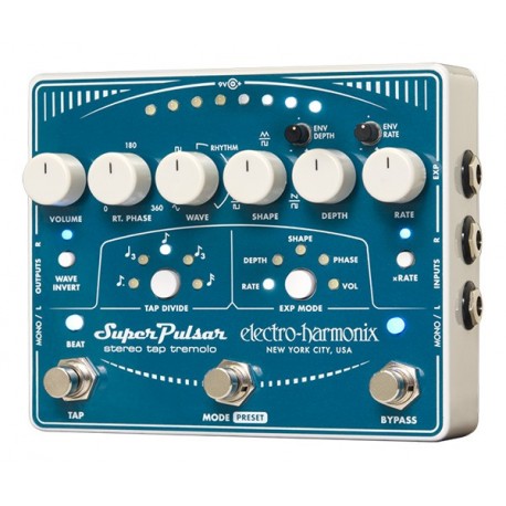 Electro-Harmonix EHXSUPP - Pédale d'effet tremolo Super Pulsar