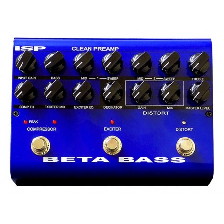 ISP Technologies ISPBET - Préampli pour basse Beta Bass Preamp Pedal