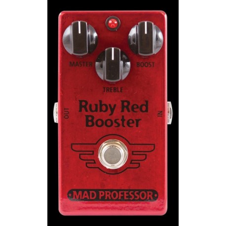 Mad Professor MADRUBF - Pédale d'effet booster Ruby Red Booster