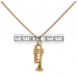 Pick Boy DMP-14-TR - Pendentif doré trompette