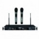 Power Acoustics WM 6000 MH MK2 - Double micro mains UHF sans fil