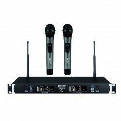 Power Acoustics WM 6000 MH MK2 - Double micro mains UHF sans fil