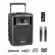 Power Acoustics BE 9610 ABS - Sonorisation portable sur batterie 200w + 2 micros sans fil et lecteur mp3
