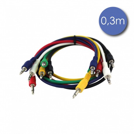 Power Acoustics CAB 2199 - Câble 0,3m - MINI JACK MONO Mâle - MINI JACK MONO Mâle