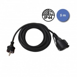 Power Acoustics CAB 2229 - Câble 5m - Prise IP44 Femelle - Prise électrique