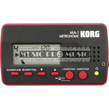 Korg MA-1BKRD - Metronome noir et rouge