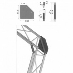 Power Acoustics M 1603 - Structure d'Angle - M 1603