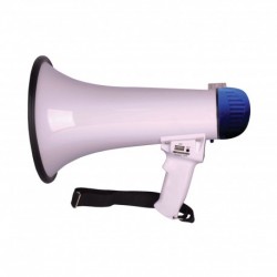 Power Acoustics MEGAPOWER 15R MP3 - Megaphone 15W avec combiné, slot MP3 et enregistrement