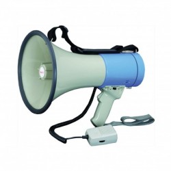 Power Acoustics MEGAPOWER 25M MP3 - Megaphone 25W avec combiné et slot MP3