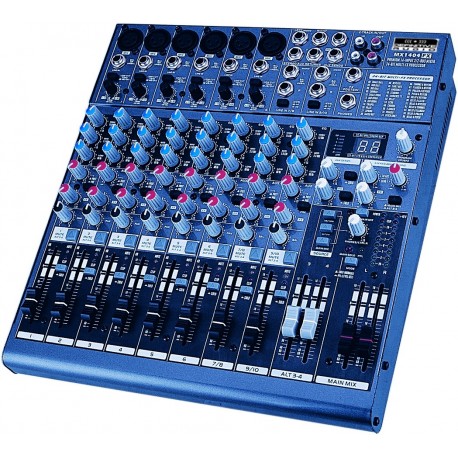 Definitive Audio MX 1404 FX - Mixer 8 Voies avec DSP - Livrée avec équerres 19
