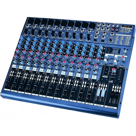 Definitive Audio MX 1804 FX - Mixer 12 Voies avec DSP - Livrée avec équerres 19