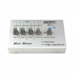Power Acoustics MX 4 - Mixeur 4 Entrées
