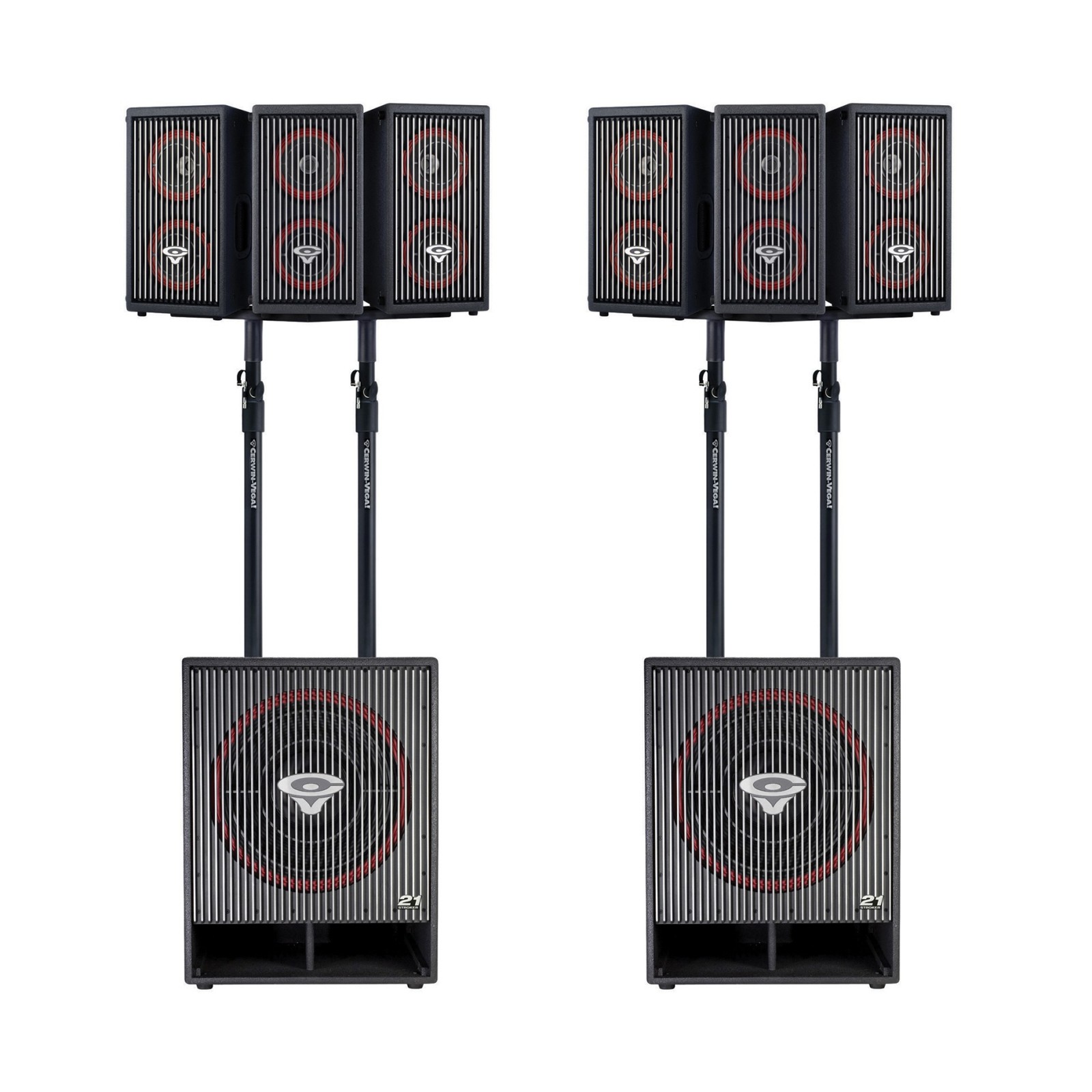 Cerwin Vega PAKVEGA 4800A PACK 2 CVA 121X + 6 CVA28X