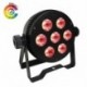 Power Lighting PAR SLIM 7x10W QUAD - Par Slim 7 Leds de 10W 4-en-1