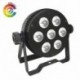 Power Lighting PAR SLIM 7x10W QUAD - Par Slim 7 Leds de 10W 4-en-1